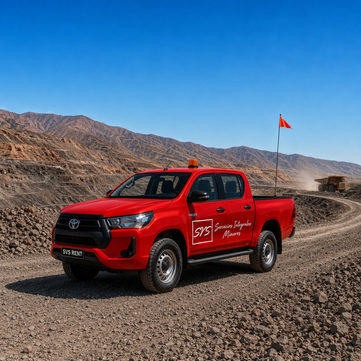 Toyota Hilux 4x4 SVS para arriendo minero